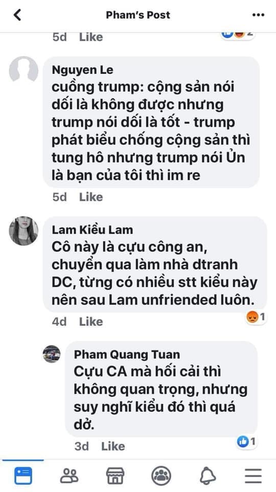 Bản chất chống đối, coi thường pháp luật của facebook Nguyễn Hoàng Vi