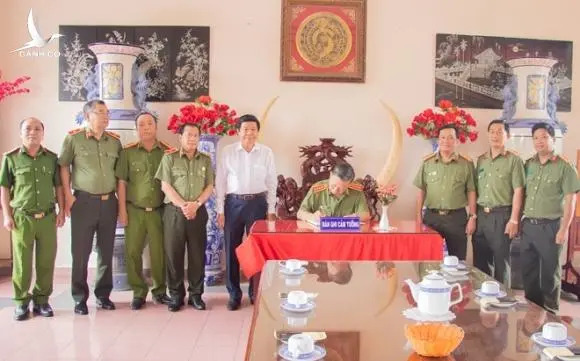 Bộ trưởng Tô Lâm làm việc với Công an một số tỉnh Tây Nam bộ