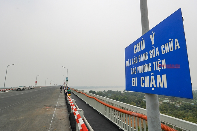 Cầu Thăng Long trước ngày thông xe