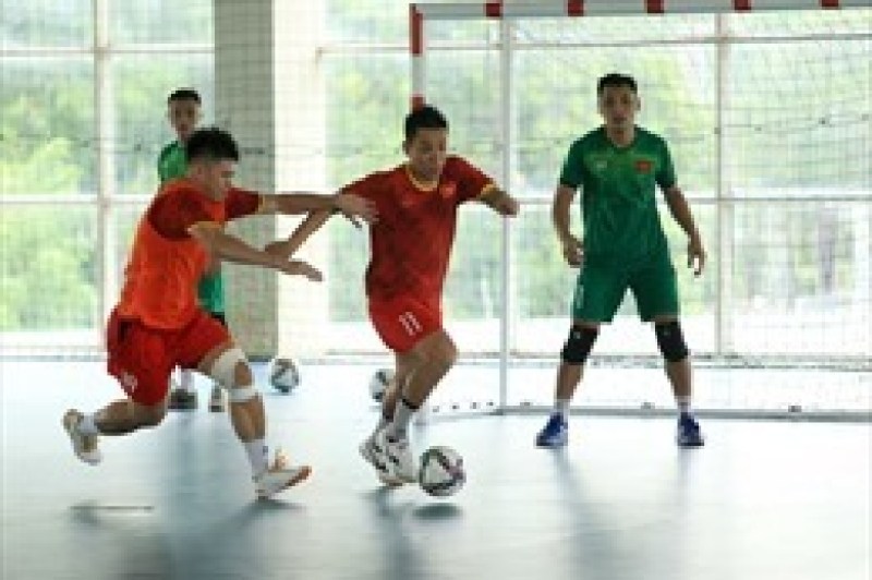 Đội tuyển futsal Việt Nam quyết tâm tái lập thành công của FIFA Futsal World Cup 2016