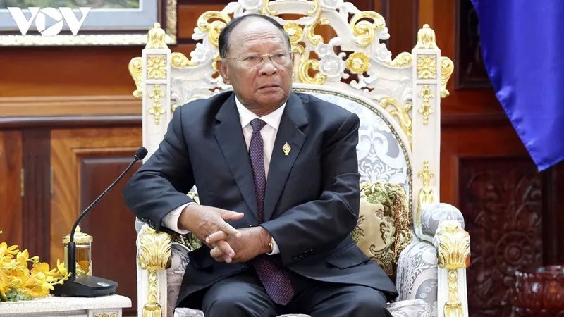 Chủ tịch Quốc hội Campuchia gửi điện chia buồn TBT Lê Khả Phiêu từ trần