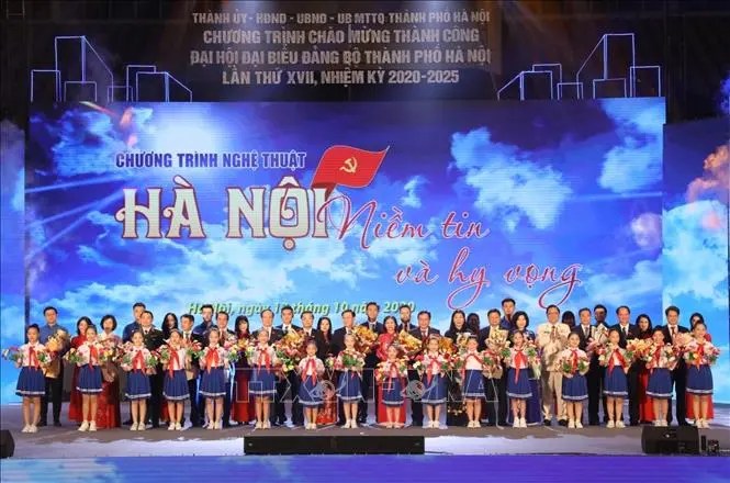 Chương trình nghệ thuật chào mừng thành công Đại hội Đảng bộ thành phố Hà Nội lần thứ XVII
