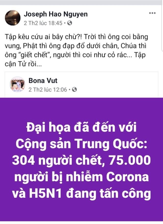 Chuyện đại dịch Corona – Chuyện mắc dịch của lòng người Việt Nam hay người Công giáo Giáo phận Hà Tĩnh?!