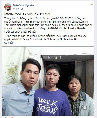 Công khai gọi mẹ con Cấn Thị Thêu là ngôn sứ, lm DCCT Thái Hà Nguyễn Văn Toản đang loạn ngôn chăng?