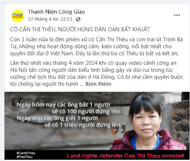 Đám kền kền bắt đầu mở chiến dịch “khóc thuê” cho Cấn Thị Thêu và đồng bọn