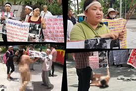 Đôi nam, nữ khỏa thân biểu tình tại Hà Nội là ai ?