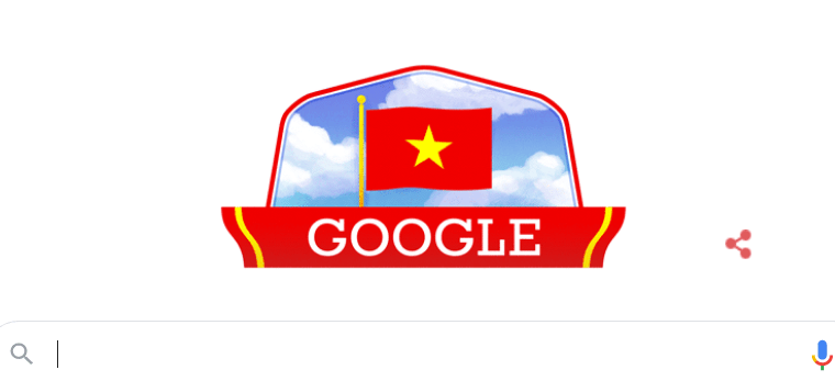Google 'thay áo mới' chào mừng ngày lễ của Việt Nam