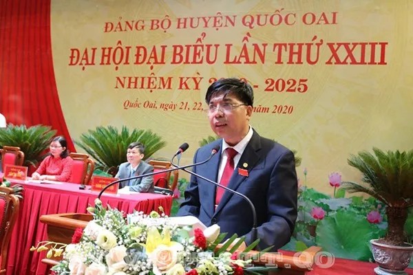 Hà Nội: Chủ tịch huyện Quốc Oai “trượt” Ban chấp hành khóa mới
