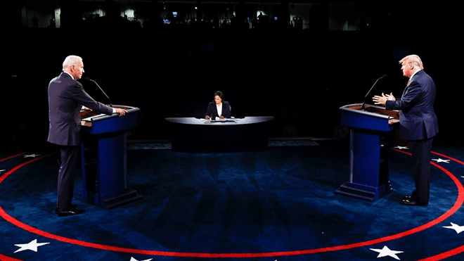 Khác biệt giữa hai ứng viên tổng thống sau cuộc tranh luận cuối cùng