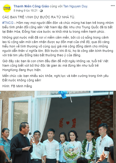Linh mục Nguyễn Duy Tân đang vấy bẩn lên hình ảnh người Công giáo