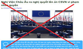 Lố bịch Nghị viện châu Âu ra nghị quyết lên án Việt Nam vi phạm nhân quyền