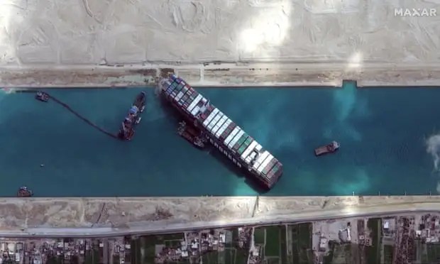 Nhìn lại 3 lần kênh đào Suez bị bịt kín