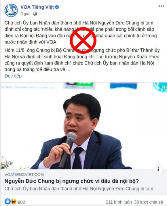 Ông Nguyễn Đức Chung bị đình chỉ công tác không liên quan gì đến Đại hội 13!