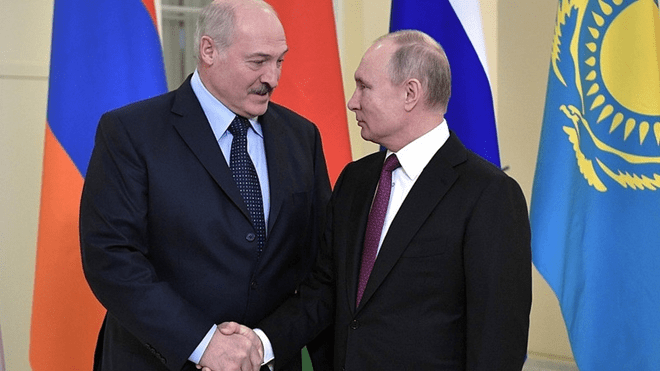 Ông Putin gửi thông điệp thắt chặt “tình anh em” với Belarus