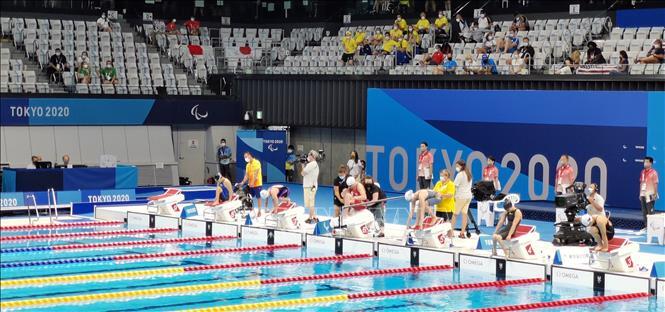 Paralympic Tokyo 2020: Hai kình ngư Việt Nam đều dừng bước ở vòng loại cự ly 50m