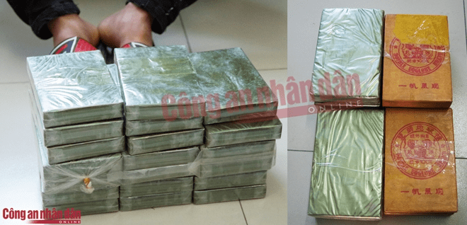 Phát hiện vụ vận chuyển 30 bánh heroin ở Hà Giang