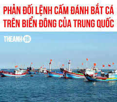 Phi lý lệnh cấm đánh bắt cá của Trung Quốc trên biển Đông