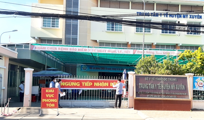 Phong tỏa Trung tâm Y tế huyện Mỹ Xuyên