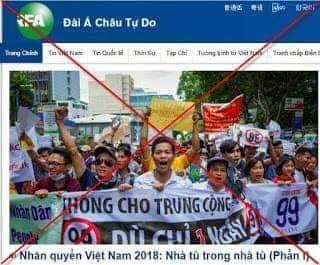 RFA xuyên tạc tình hình nhân quyền tại Việt Nam