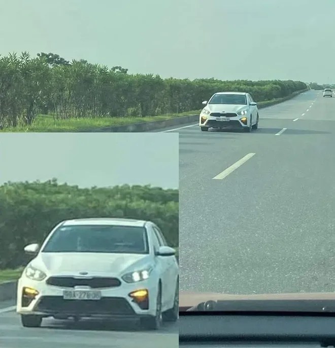 Tài xế “ba không” lái xe ngược chiều trên cao tốc Hà Nội – Thái Nguyên