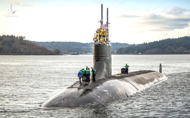 Tàu ngầm tấn công hạt nhân Hải quân Mỹ đâm phải một vật thể ở Biển Đông