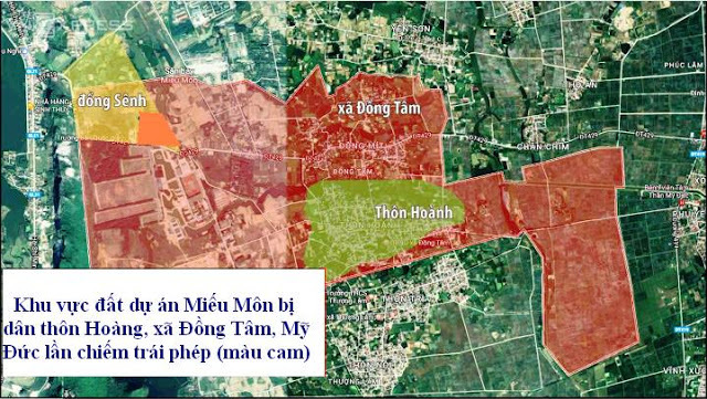 Loạn Đồng Tâm – Kỳ 2:  Bản chất của vụ tranh chấp quyền sử dụng đất ở xã Đồng Tâm