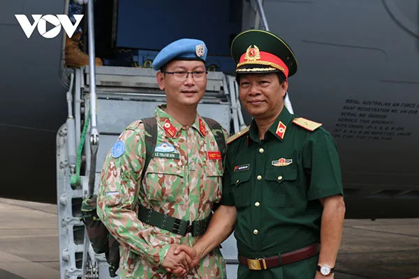 Thêm 24 quân nhân Việt Nam lên đường làm nhiệm vụ tại Nam Sudan