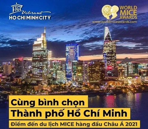 TP Hồ Chí Minh được đề cử 'Điểm đến du lịch MICE hàng đầu châu Á năm 2021'