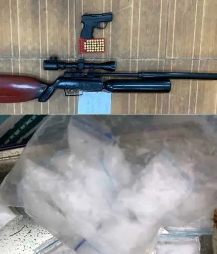 Trang bị 2 khẩu súng để điều hành mại dâm và buôn bán ma túy