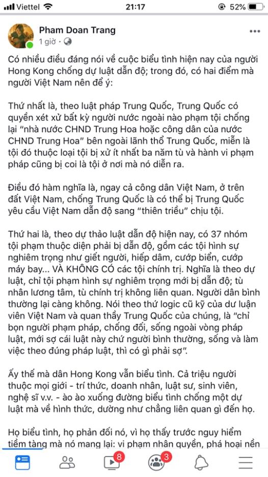 Trò đánh bùn sang ao của Phạm Đoan Trang
