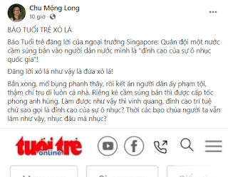 TS Chu Mộng Long đạo văn của Việt Tân và 