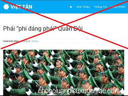 Việt tân ảo tưởng về phi chính trị hóa quân đội