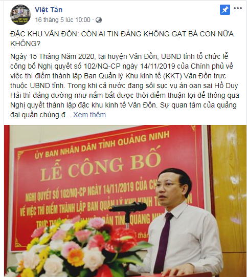 Việt Tân đã “ngu” còn tỏ ra nguy hiểm