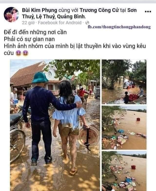 Việt Tân làm gì trong đợt lũ lụt miền Trung?