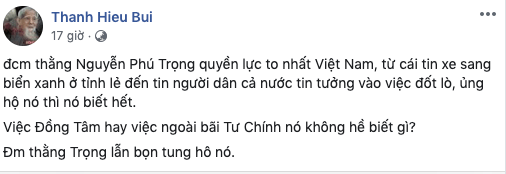 Vụ việc tại xã Đồng Tâm: Sự khốn nạn của Nguyễn Tường Thuỵ và đám kền kền