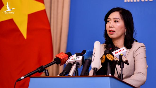 Bộ Ngoại giao thông tin Trung Quốc điều tàu hải cảnh vào thềm lục địa Việt Nam