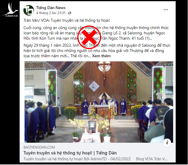 Bóc trần thủ đoạn lợi dụng vụ án linh mục Trần Ngọc Thanh để chống phá đất nước