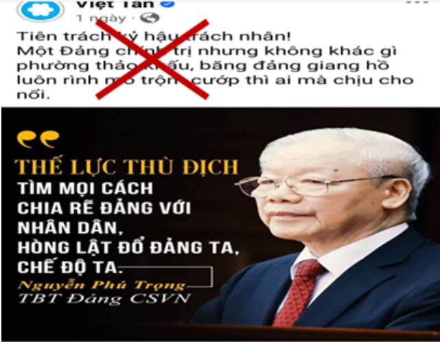 Cảnh giác trước thông tin bịa đặt của Việt tân về Đảng Cộng sản Việt Nam