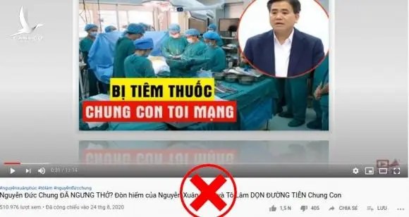 13 phút 14 giây phí phạm cuộc đời về tin đồn “kẻ đứng sau đầu độc ông Nguyễn Đức Chung”