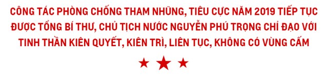 2019 – Lò thiêu chống tham nhũng cuối năm càng rực cháy