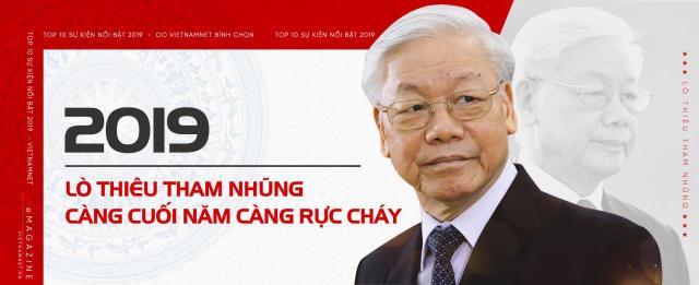 2019 – Lò thiêu chống tham nhũng cuối năm càng rực cháy