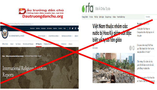 Đánh giá về tự do tín ngưỡng, tôn giáo năm 2022: Bộ ngoại giao Hoa Kỳ có quyền gì để phán xét nước khác