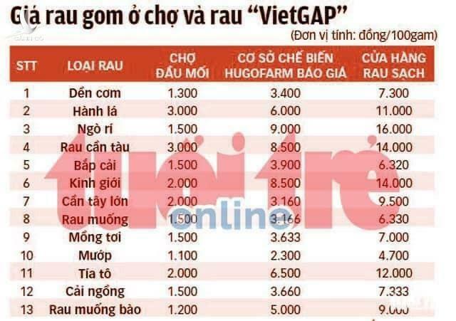 Ai chịu trách nhiệm vụ “rau sạch dỏm biến hình vào Winmart, Tiki Ngon”?