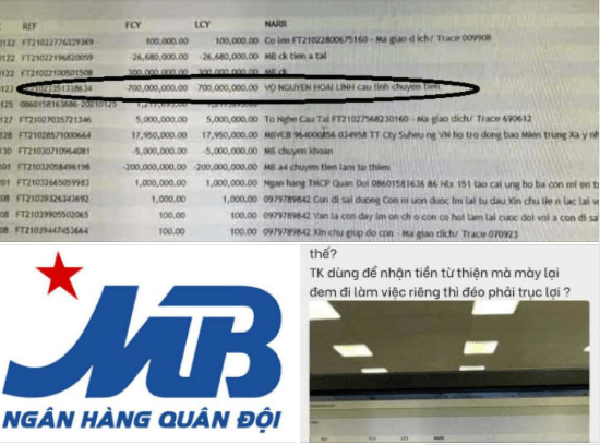 Ai đã truy xuất tài khoản cá nhân Nghệ sĩ Hoài Linh trong ngân hàng MB Bank?