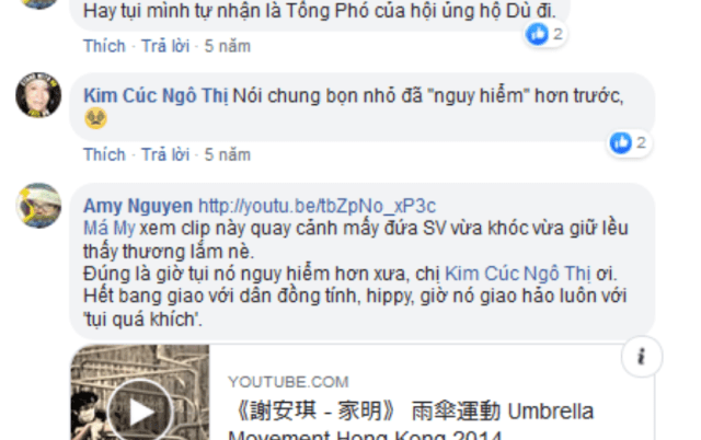 Ai là admin fanpage “Phong Trào Dù Vàng – Hồng Kông”?