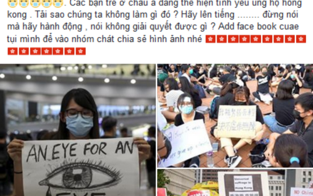 Ai là admin fanpage “Phong Trào Dù Vàng – Hồng Kông”?