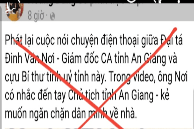 An Giang đưa ra hướng xử lý vụ cắt ghép ghi âm đại tá Đinh Văn Nơi