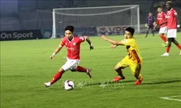 Ấn tượng vòng 7 V-League 2021: Đội bóng phố Núi vẫn ở đỉnh, Hà Nội FC 'trảm' tướng