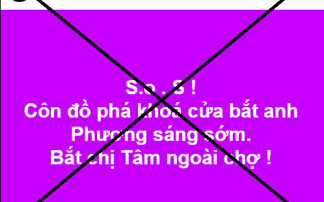 Ba mẹ con Cấn Thị Thêu và Nguyễn Thị Tâm bị bắt