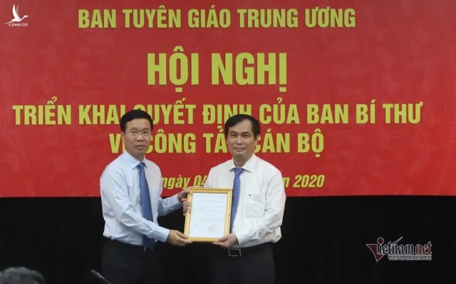 Ban Bí thư bổ nhiệm Phó trưởng Ban Tuyên giáo Trung ương